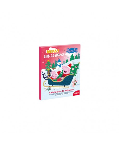 CALENDARIO NAVIDAD PEPPA PIG 18X50GR.