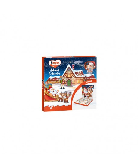 KINDER CALENDARIO ADVIENTO POP UP 18X123GR.