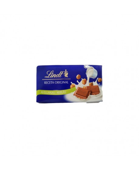 LINDT LECHE AVELLANAS 20X100GR.