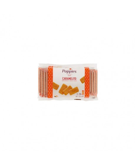 GALLETA BELGA POPPIES CARAMELIZADAS 150GR.X25UN.