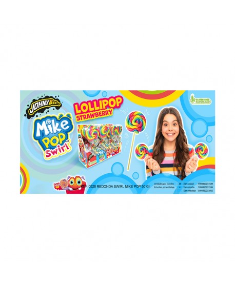 PIRULETA MIKE POP SWIRL REDONDA 24X50GR.