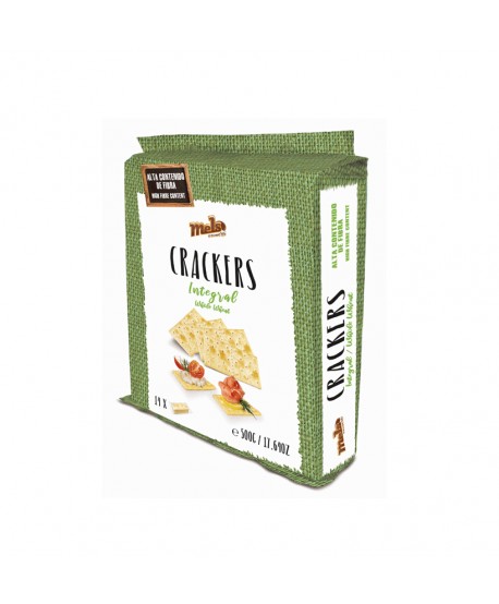 CRACKERS INTEGRAL 500GR. (35,7X14)