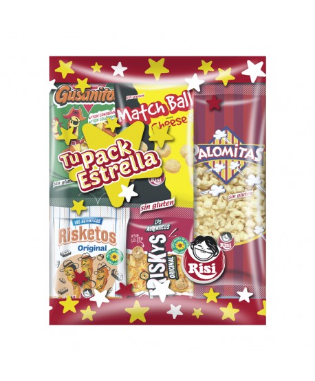 TU PACK ESTRELLA 5U/BOLSA X 12U/CAJA
