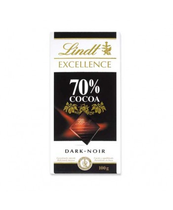 LINDT EXCELL. 70% 20X100 GR.