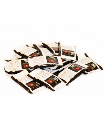 LINDT EXCELL. MINI 70% CACAO 200 UND.