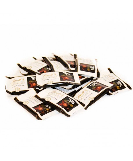 LINDT EXCELL. MINI 70% CACAO 200 UND.