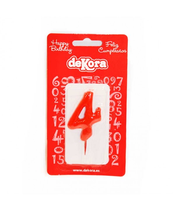 VELA ROJA NO4 REF.345175