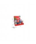 BOLA  METALICA  NAVIDAD CON CHOCOLATE 24X36GR.