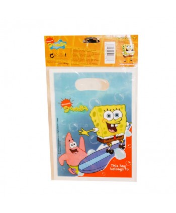 BOB ESPONJA BOLSAS SURF.6U.