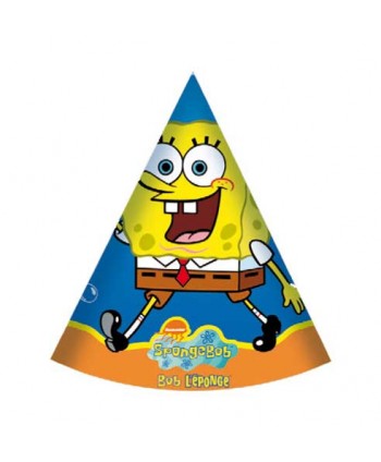 BOB ESPONJA GORROS 6UN.