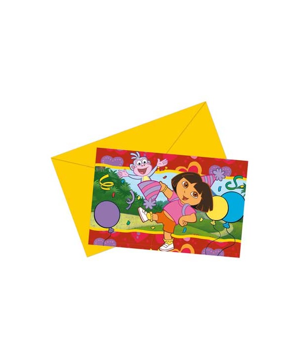 DORA S INVITACIONES 6U.