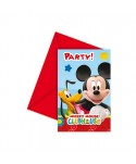 MICKEY INVITACION 6X24U.