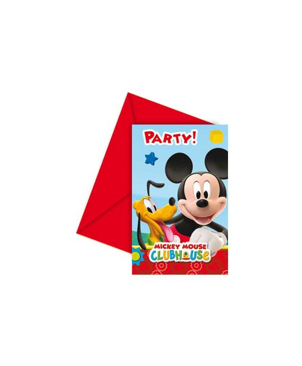 MICKEY INVITACION 6X24U.