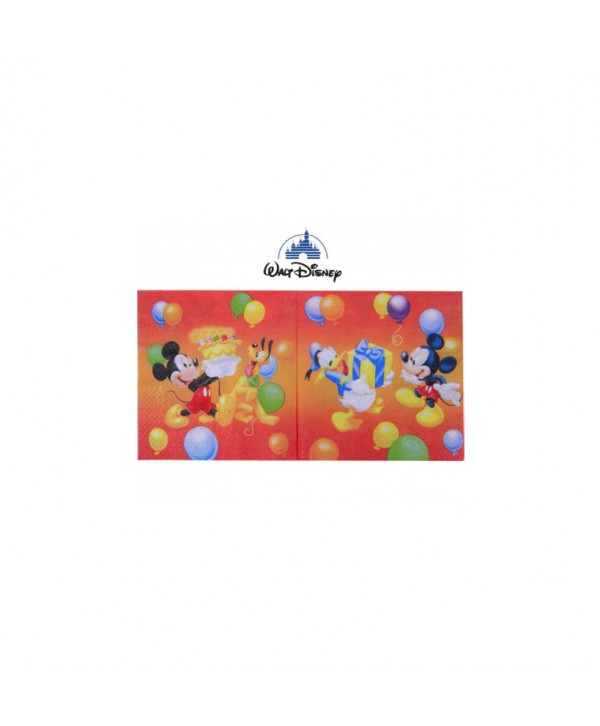 MICKEY SERVILLETAS 20X30U.