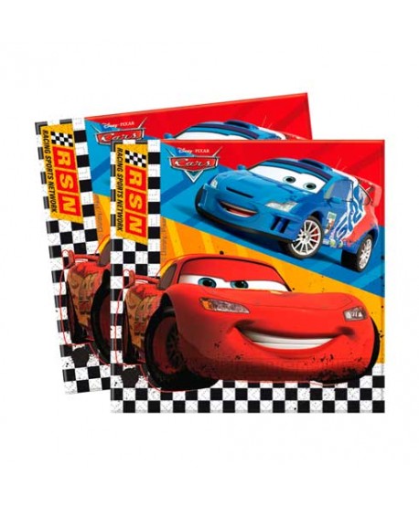 CARS SERVILLETAS 20X30UN.