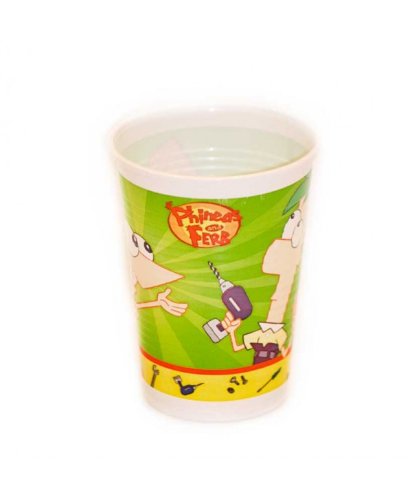 PHINEAS&FERB VASOS 10UN.
