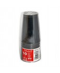 VASOS 10U.30CL. NEGRO