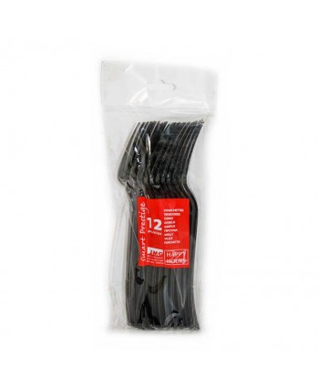 TENEDORES 12U.NEGRO