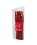 CUCHILLOS 12U.ROJO