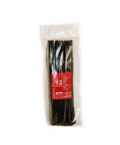 CUCHILLOS 12U.NEGRO