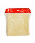 PLATOS 8U.18X18X2CM CREMA