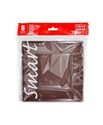 PLATOS 8U.18X18X2CM CHOCOLATE