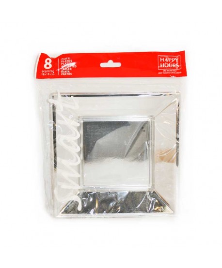 PLATOS 8U.18X18X2CM PLATA