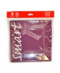 PLATOS 8U.23X23X2CM.MORADO