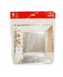 PLATOS 8U.23X23X2CM.PLATA