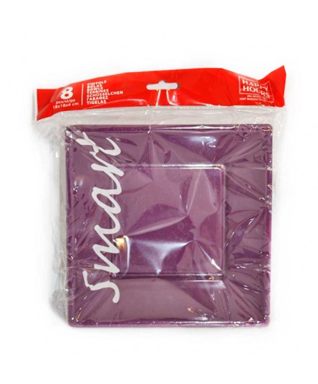 PLATOS HONDOS 8U.MORADO