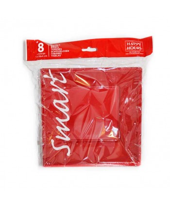 PLATOS HONDOS 8U.ROJO