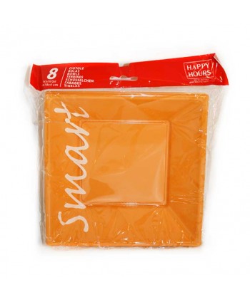 PLATOS HONDOS 8U.NARANJA