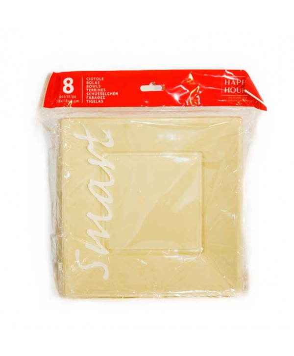 PLATOS HONDOS 8U.CREMA