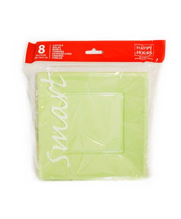 PLATOS HONDOS 8U.VERDE