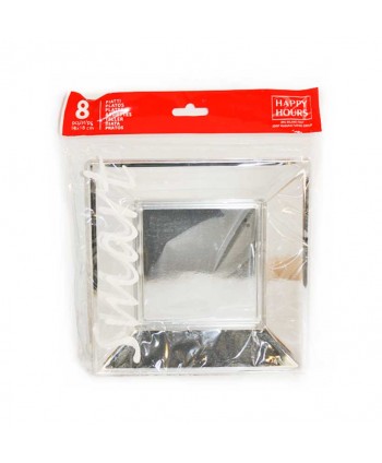 PLATOS HONDOS 8U.PLATA