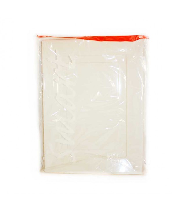 BANDEJA RECTANGULAR 2U.BLANCO