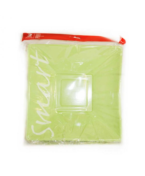BOL 2U. 24X24X7CM VERDE