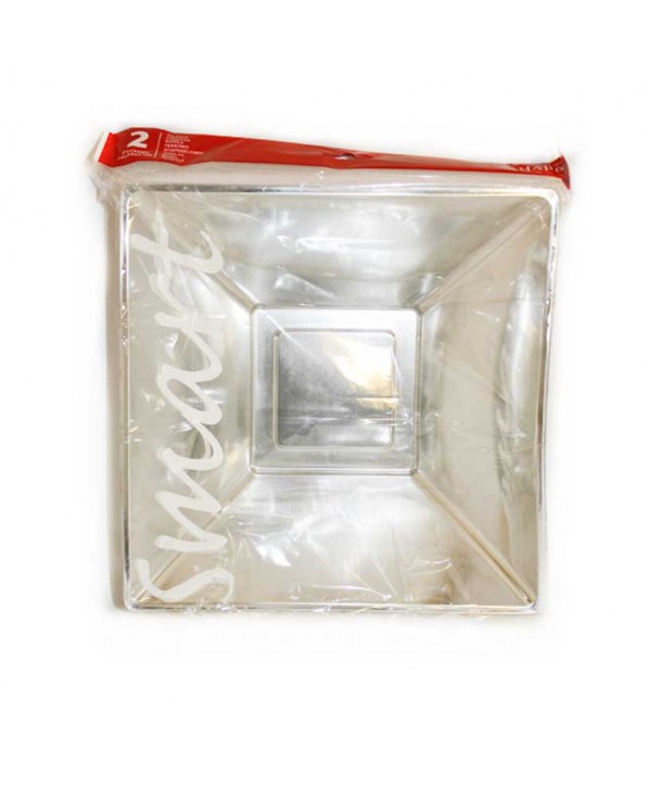 BOL 2U.24X24X7CM PLATA