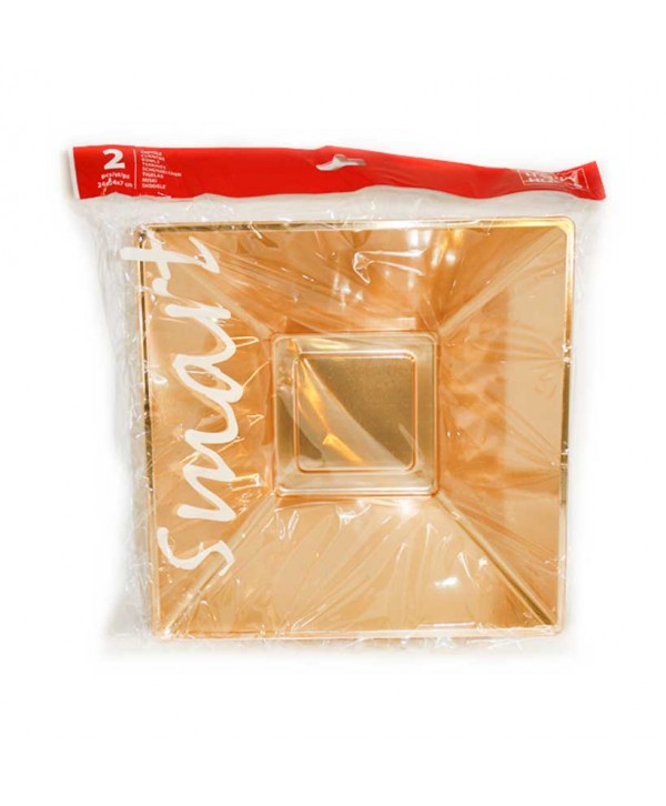 BOL 24X24X7CM ORO
