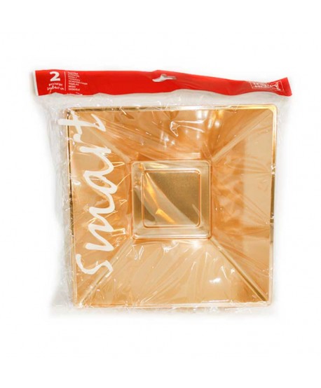 BOL 24X24X7CM ORO