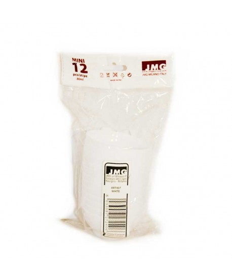 MINI BOL 12U.80ML. BLANCO