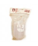 MINI BOL 12U.80ML. TRANSP.