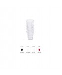 MINI VASO UNSQ.TRANSP.6CL.12U