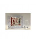 MINI VASO 6U.6CL.TRANSP.