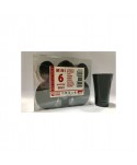 MINI VASO 6U.6CL.NEGRO