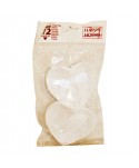 MINI PLATO CORAZON 12U.BLANCO