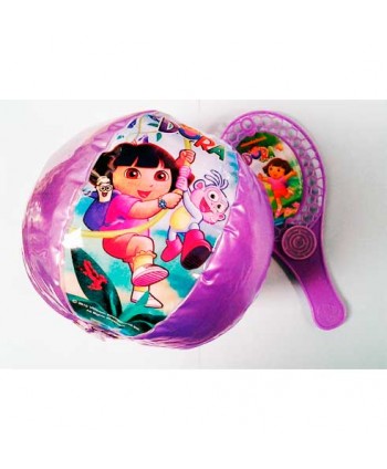 PELOTAS+RAQUETAS DORA 12U.