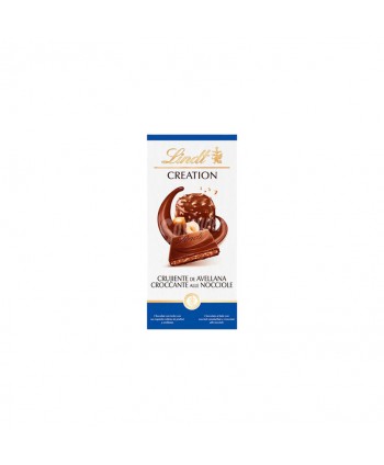 LINDT CREATION CRUJIENTE AVELLANA LECHE 150GR.