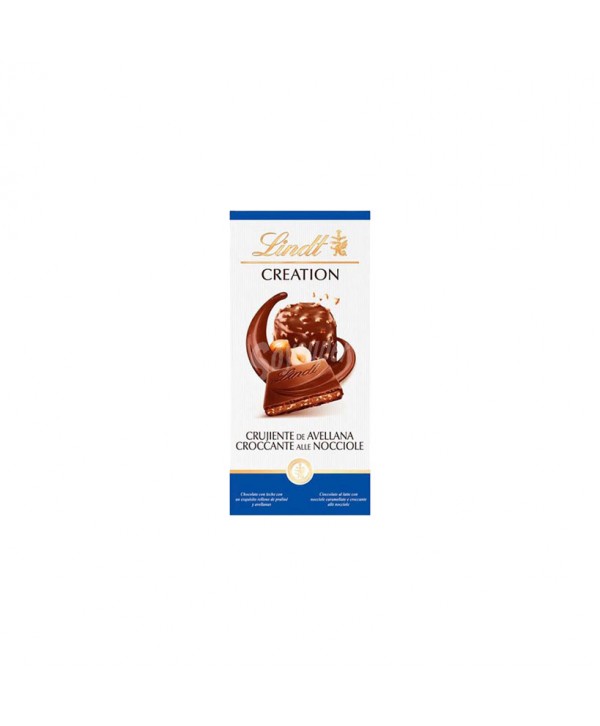 LINDT CREATION CRUJIENTE AVELLANA LECHE 150GR.