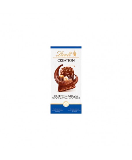 LINDT CREATION CRUJIENTE AVELLANA LECHE 150GR.
